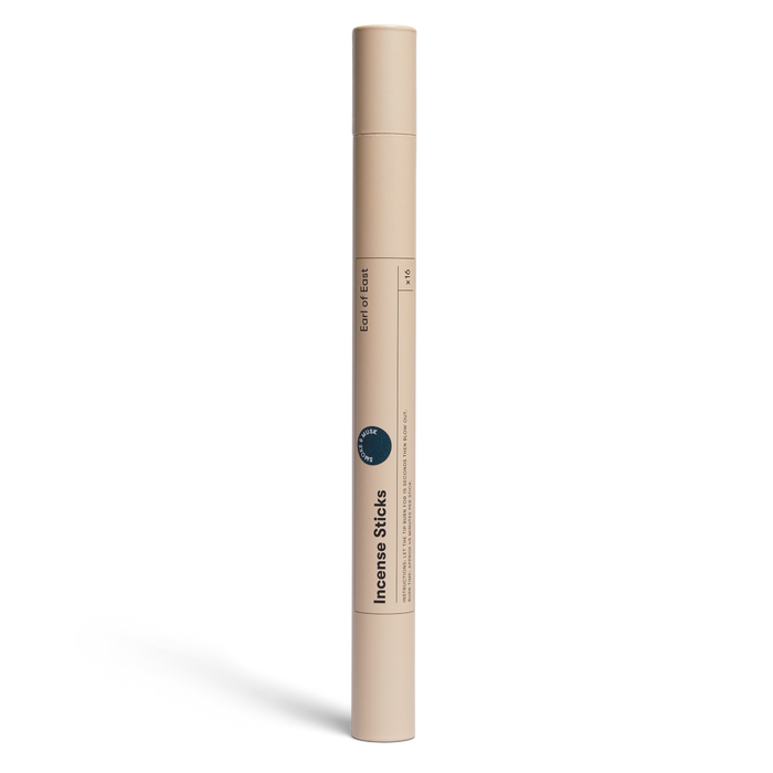 Earl of East Smoke and Musk incense sticks in branded packaging on a white background.