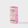 Pink box of Blomb perfume with green text on a white background