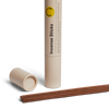 Incense sticks with a cylindrical Earl of East container on a white background