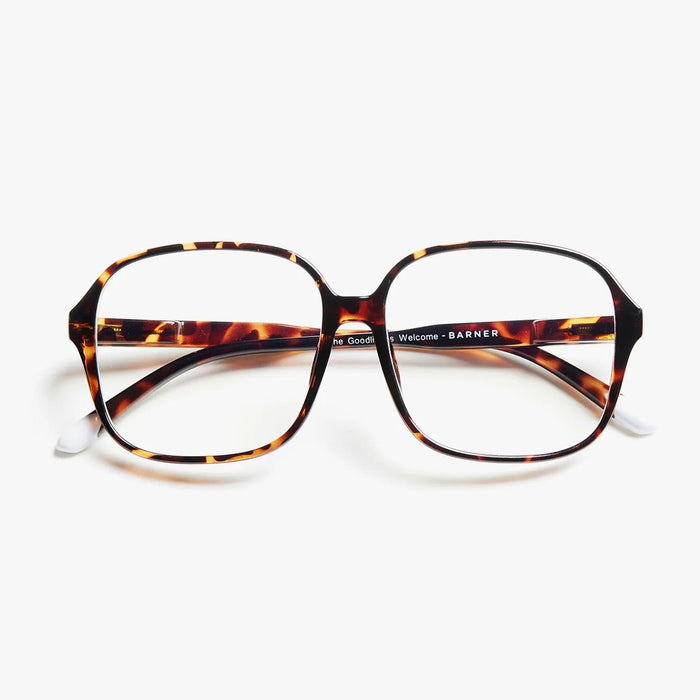 Barner Pascal Glossy Blue Light Reading Glasses - Tortoise