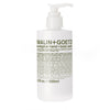 Malin+Goetz eucalyptus hand and body wash bottle with pump on a white background