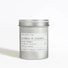 Rosemary and bergamot shower steamers in a screw top aluminium container with a label on a white background