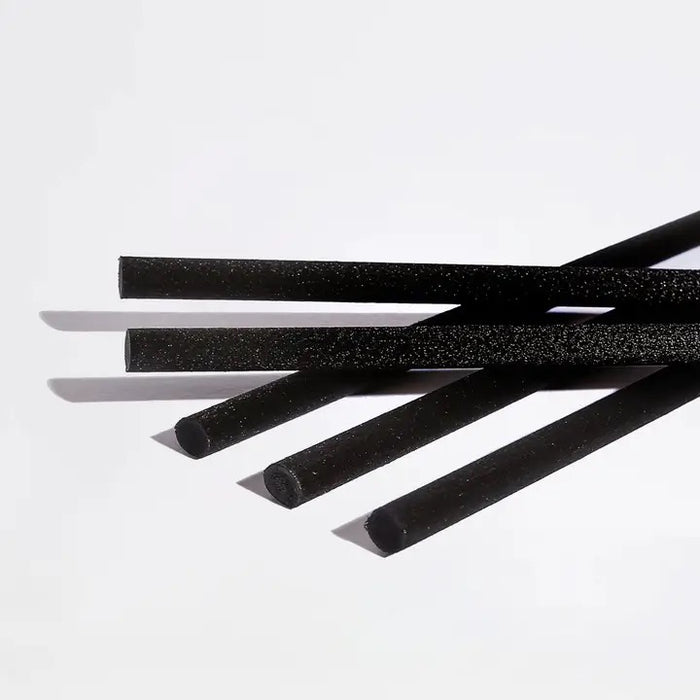 Five extra thick black diffuser reeds